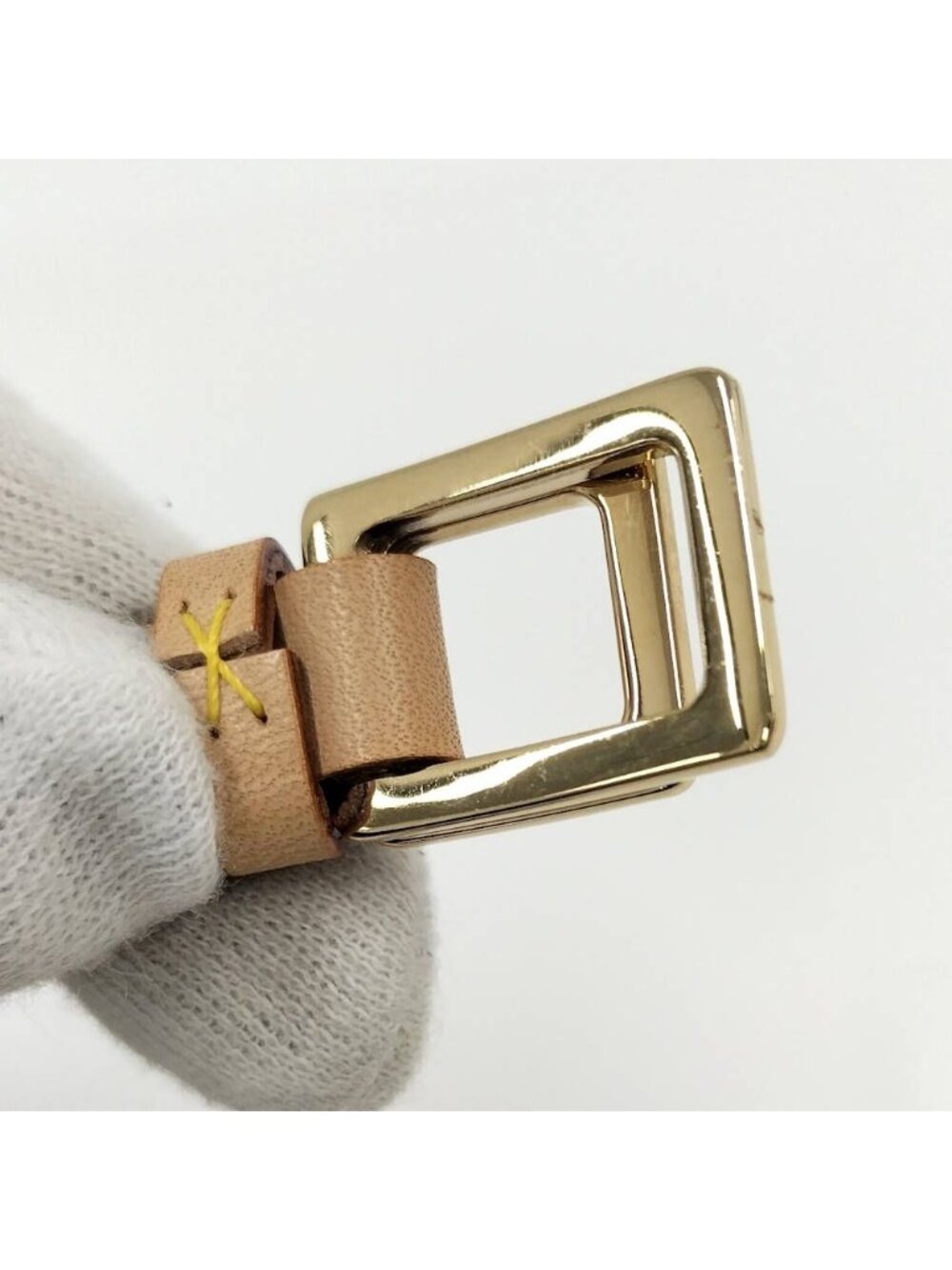 Louis Vuitton Ceinture Belt S Leather Beige - Picture 7 of 8